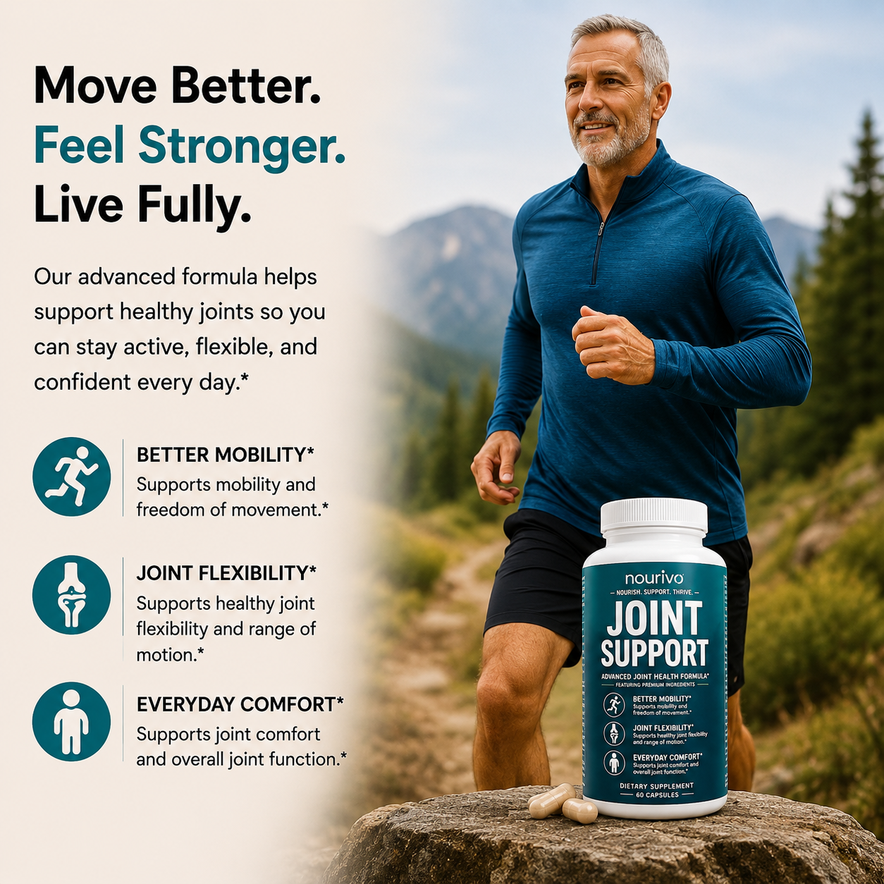 Joint Support Advanced Mobility, Flexibility & Everyday Comfort Formula