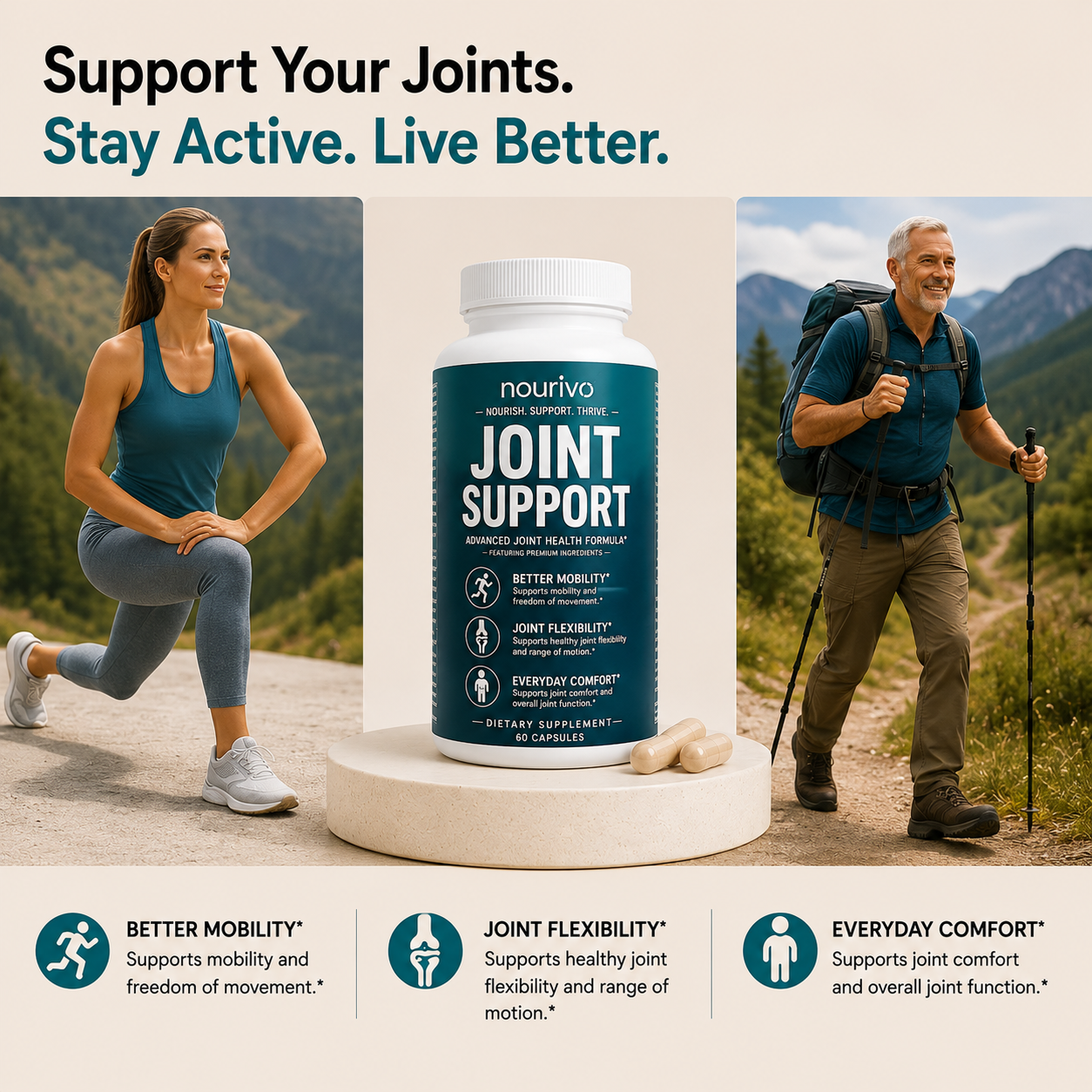 Joint Support Advanced Mobility, Flexibility & Everyday Comfort Formula
