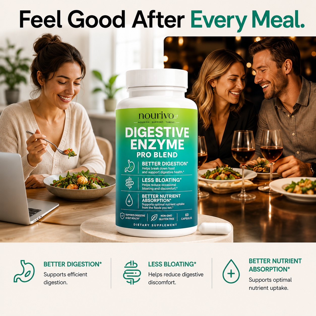Digestive Enzyme Pro Blend – Advanced Digestive & Gut Health Support