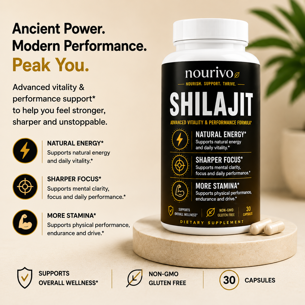 Shilajit Adaptogen Complex