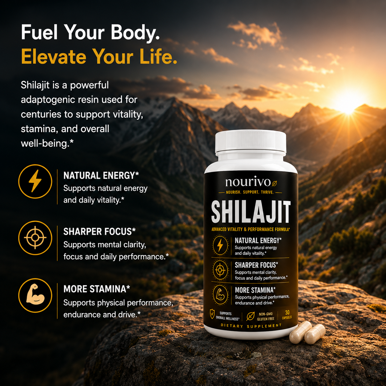 Shilajit Adaptogen Complex
