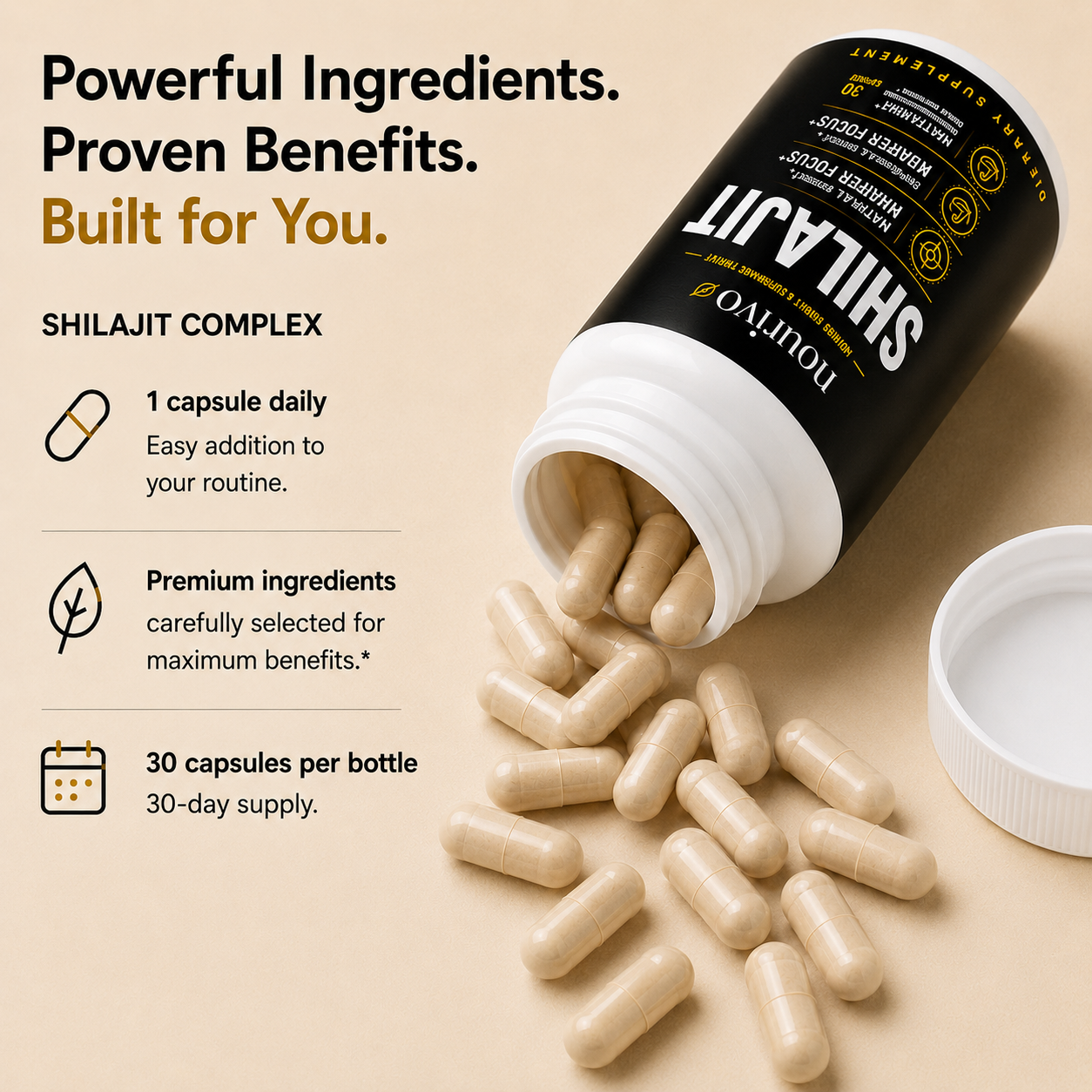 Shilajit Adaptogen Complex