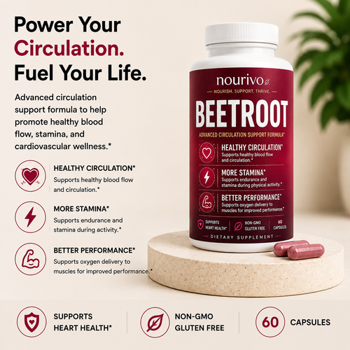 Beetroot Advanced Circulation, Stamina & Performance Support Formula