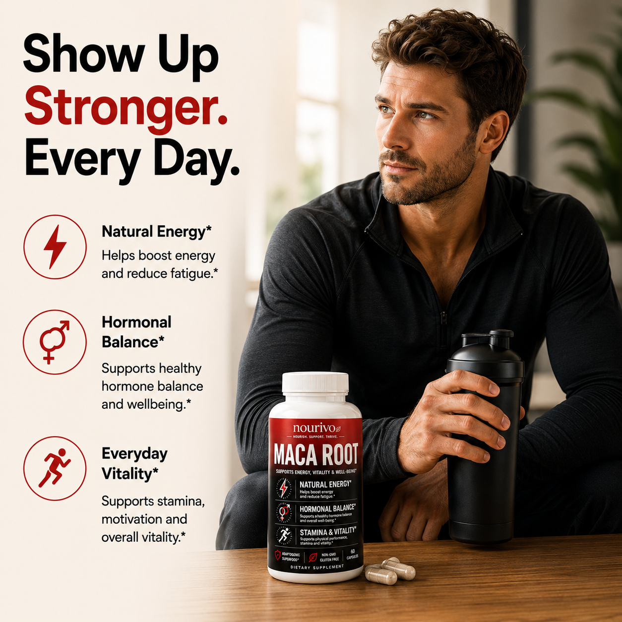 Maca Root Complex | Triple Maca Blend for Energy, Vitality & Hormonal Balance