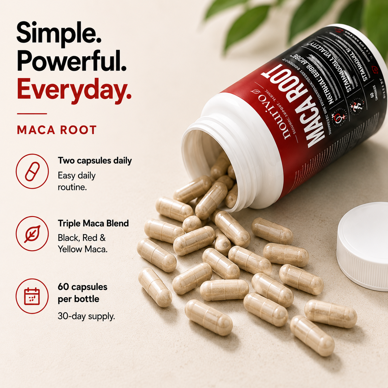 Maca Root Complex | Triple Maca Blend for Energy, Vitality & Hormonal Balance