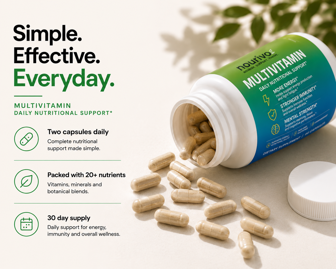 Daily Multivitamin & Immune Support Complex